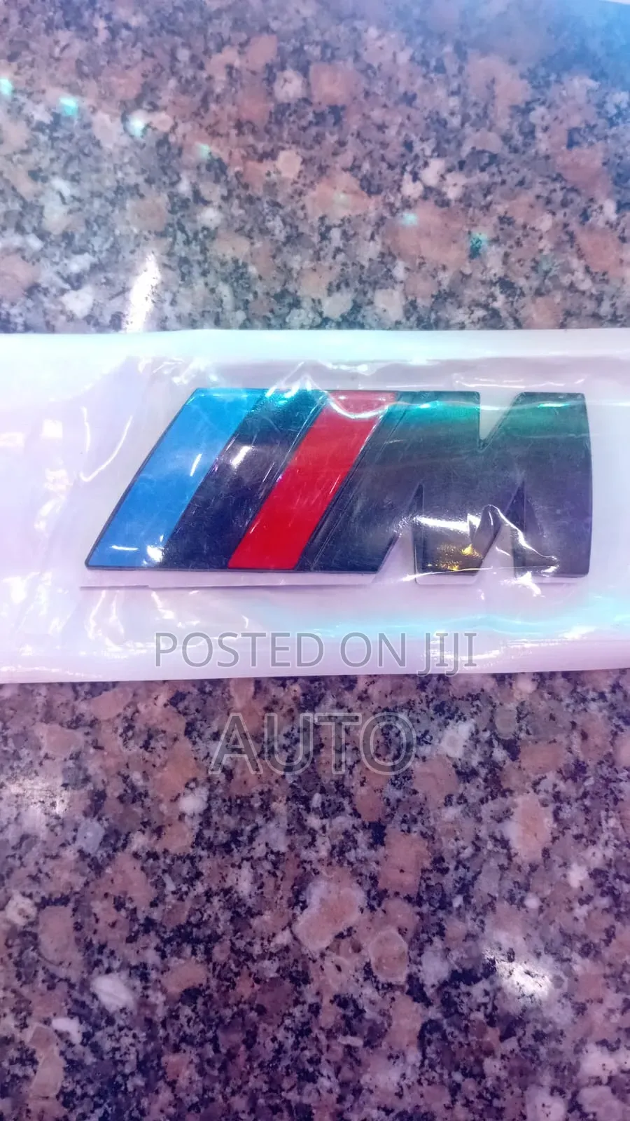 BMW M Sport Logo Badge – Premium Emblem Sticker for BMW Models