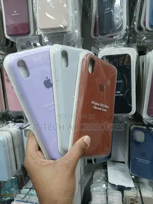 iPhone X Liquid Silicone Cover Purple Shockproof Antiscratch Back Case