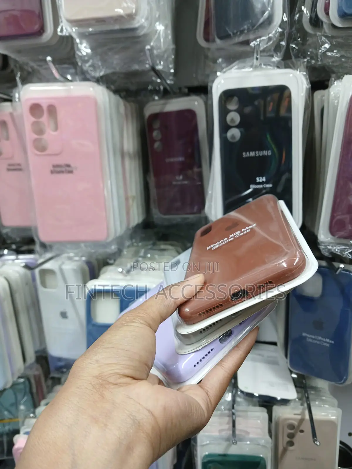 iPhone X Liquid Silicone Cover Purple Shockproof Antiscratch Back Case