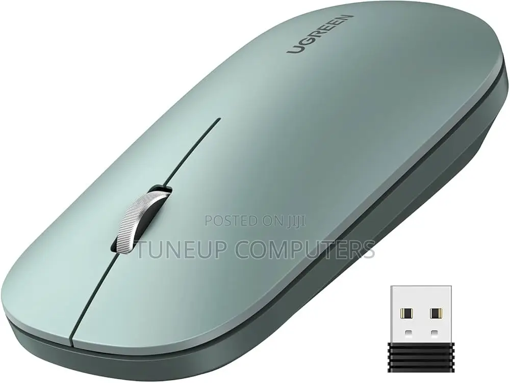 Ugreen Mu001 Portable Wireless Mouse (Green)