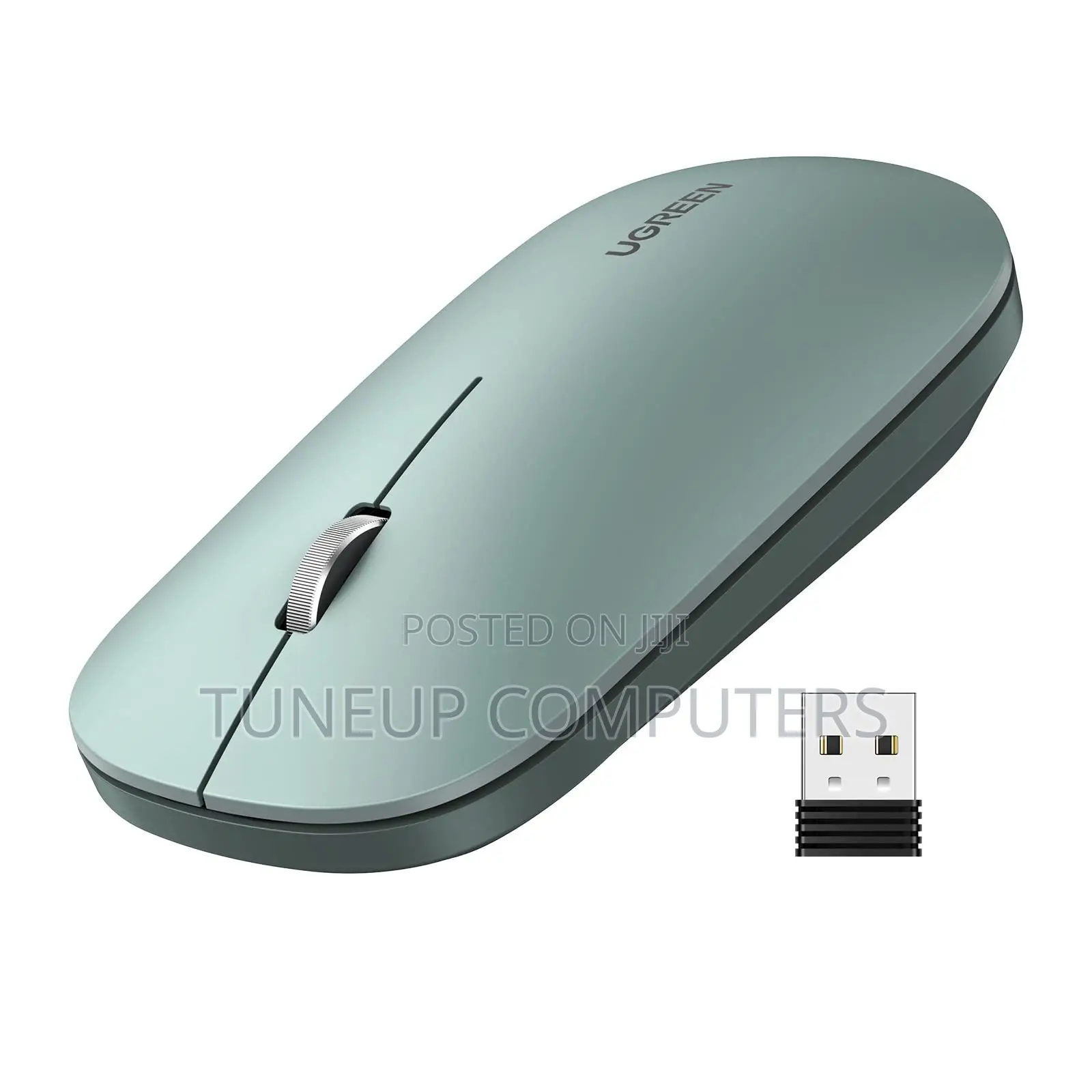 Ugreen Mu001 Portable Wireless Mouse (Green)
