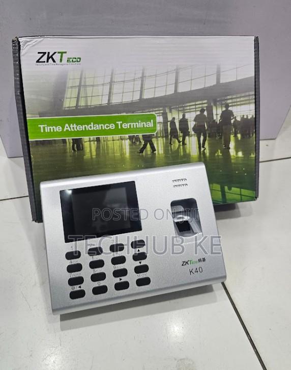 Office Attendance Tracking System Zkteco K40 Biometric Device - main view
