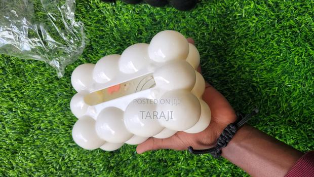 Luxury Bubble Tissue Box Holder–Aesthetic Cloud-Style Napkin Dispenser - thumbnail 5
