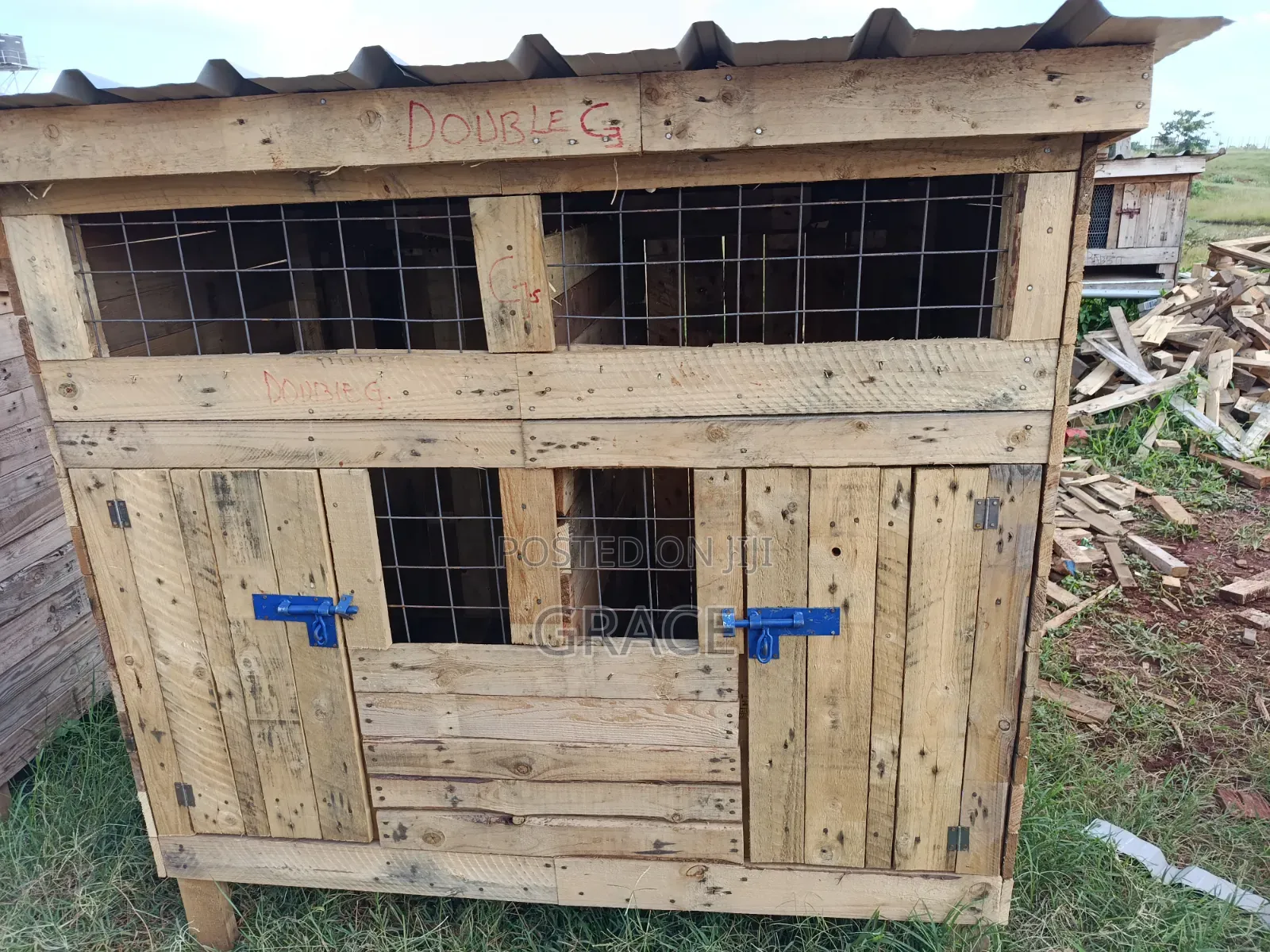 Wooden 5*3 Kennel for German Shepherds