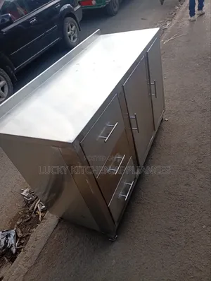 Cabinet With Drawers and Shelves.