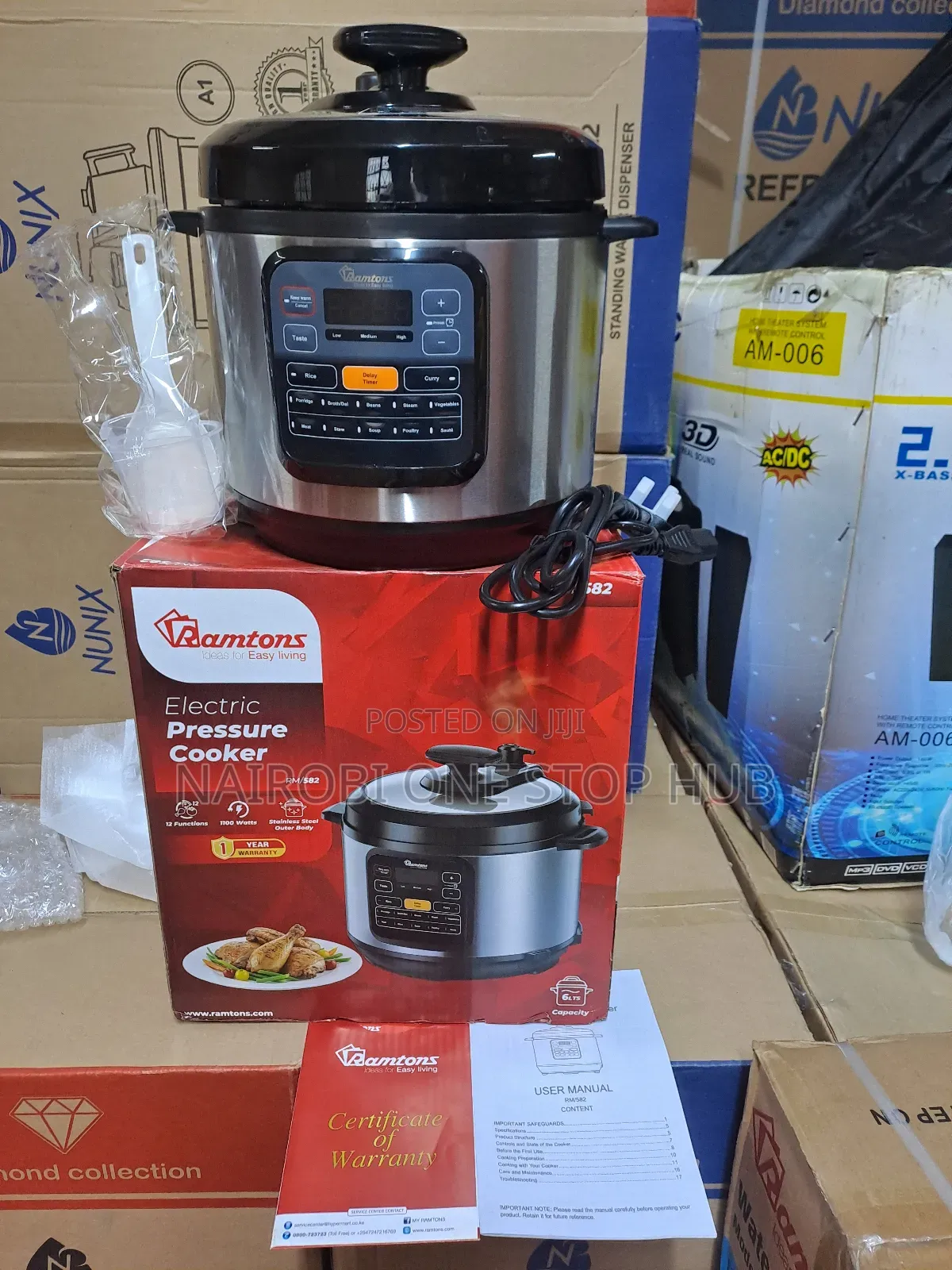 Ramtons Rm 582 Electric Pressure Cooker