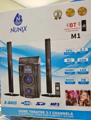 Nunix 3.1ch Nu- M1 Home Theater Speaker System