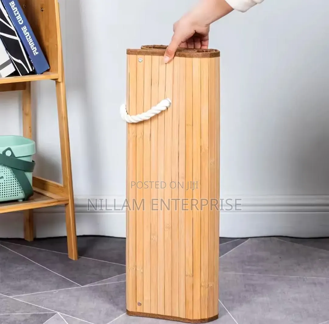 Foldable Large Capacity Wooden Laundry Basket*