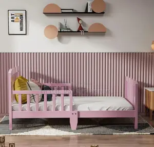 Kids Bed: Cute Pink Princess Toddler Bed