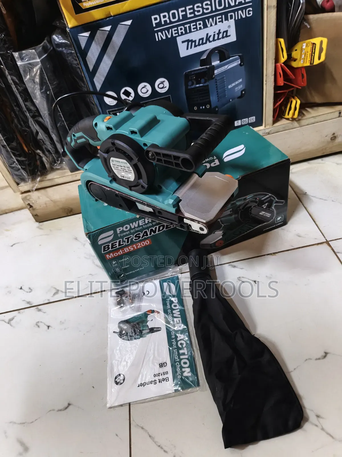Power Action Bs1200 Belt Sander/ Power Action Belt Sander