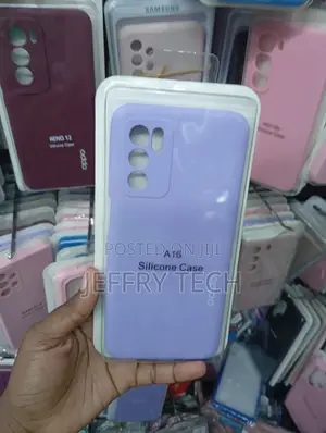 Oppo A16brand-New Purple Silicone Phone Case