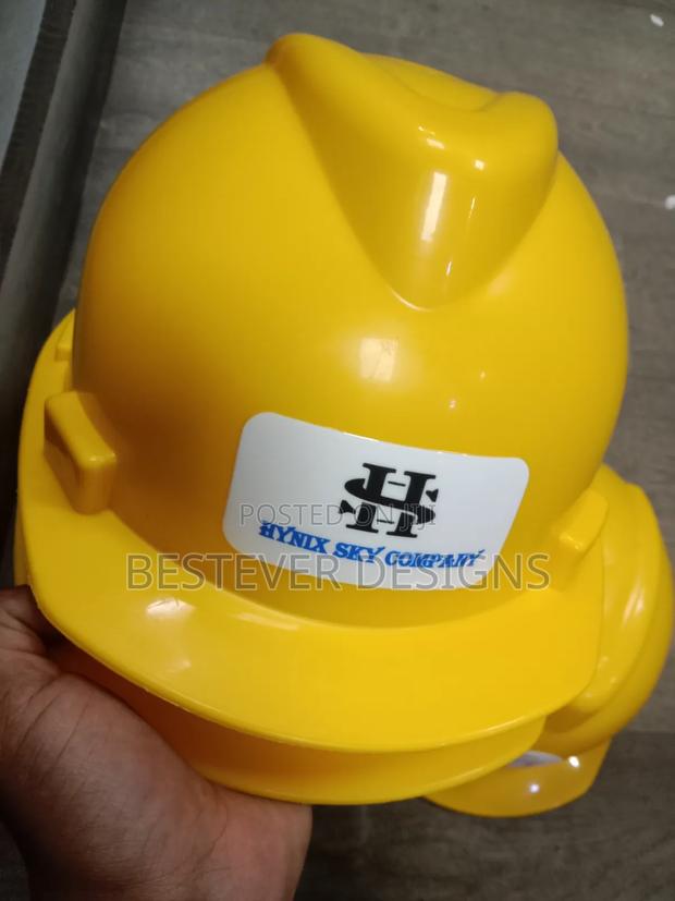 Branded Yellow Safety Helmet - thumbnail 2