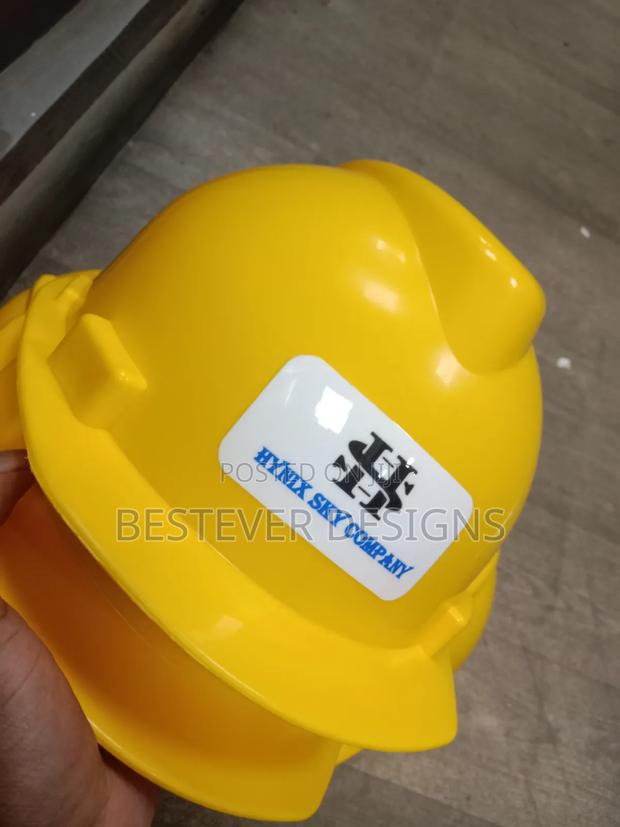 Branded Yellow Safety Helmet - thumbnail 3