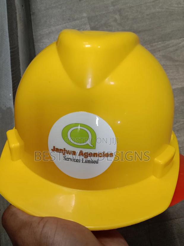 Branded Yellow Safety Helmet - thumbnail 5