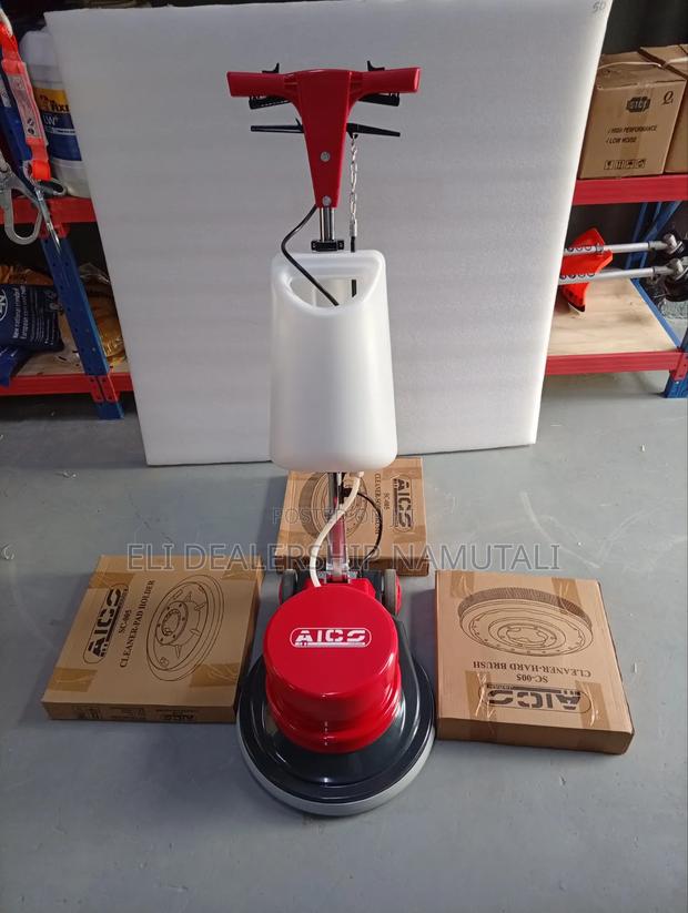 Aico Sc-005 1100w Floor Scrubber With Soft Brush,Hard Brush Pad Holder