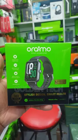 Oraimo Watch 6 Pro Full Touch Screen Smart Watch With Extra Strap