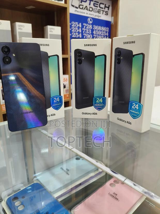 New Samsung Galaxy A06 64 GB Blue - thumbnail 2