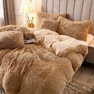 Crystal Plush Bedding Set for Home