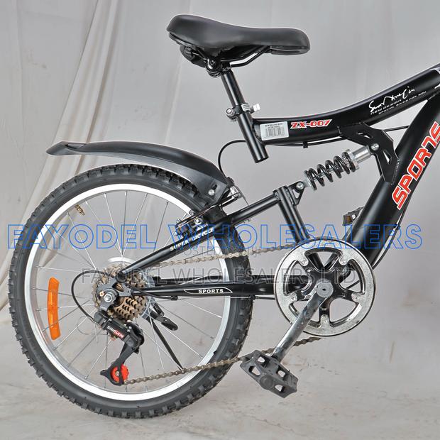 Black Sport Mountain Bike – Durable Kids Bicycle