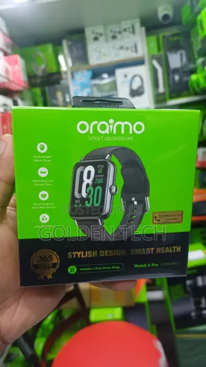 Oraimo Watch 6 Pro Fitness Smart Watch Heart Rate Spo2 Monitor