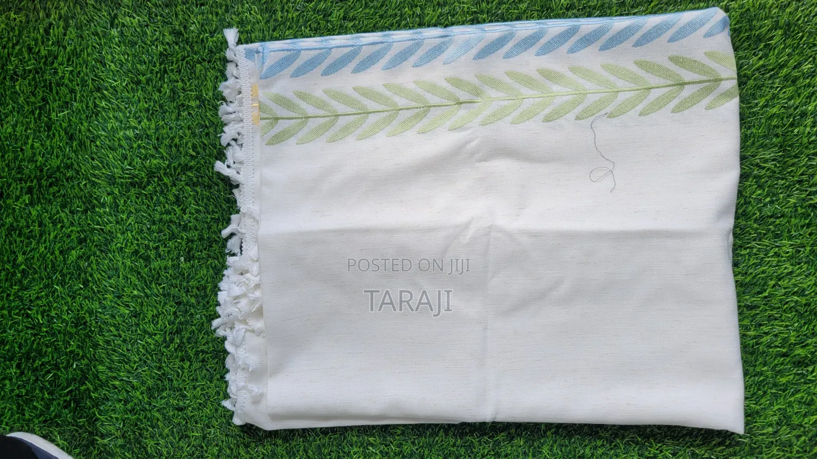 Luxury Embroidered Cotton Tableclothboho Chic Table Cover With Tassels