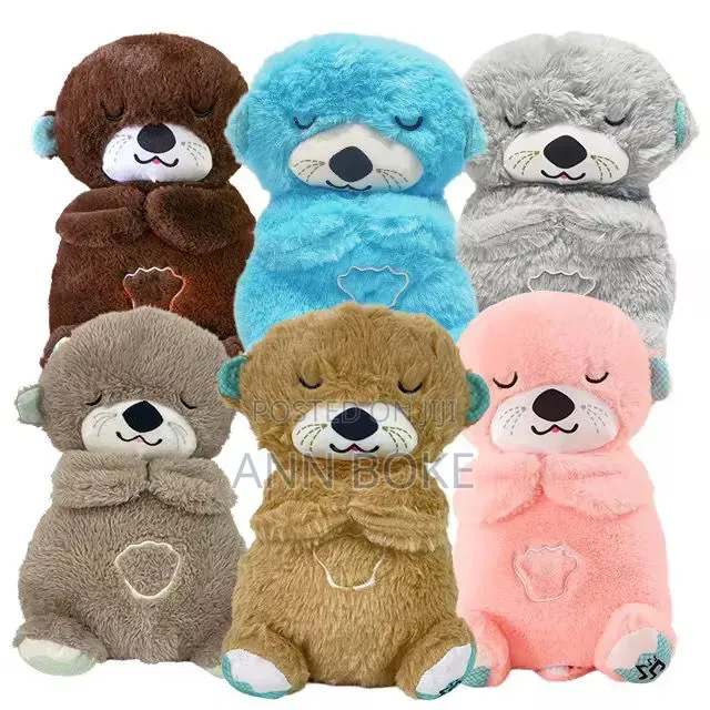 Plush Toy Breathing Teddy Bear Baby Otter