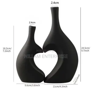 2 in 1 Deco Heart Shaped Flower Vase