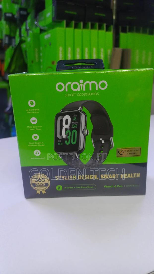Original Oraimo Watch 6 Pro 1.69" Smart Watch for Android iPhone - thumbnail 3
