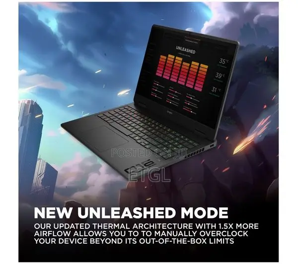 New Laptop HP Omen 16 8GB Intel Core Ultra 7 SSD 1T