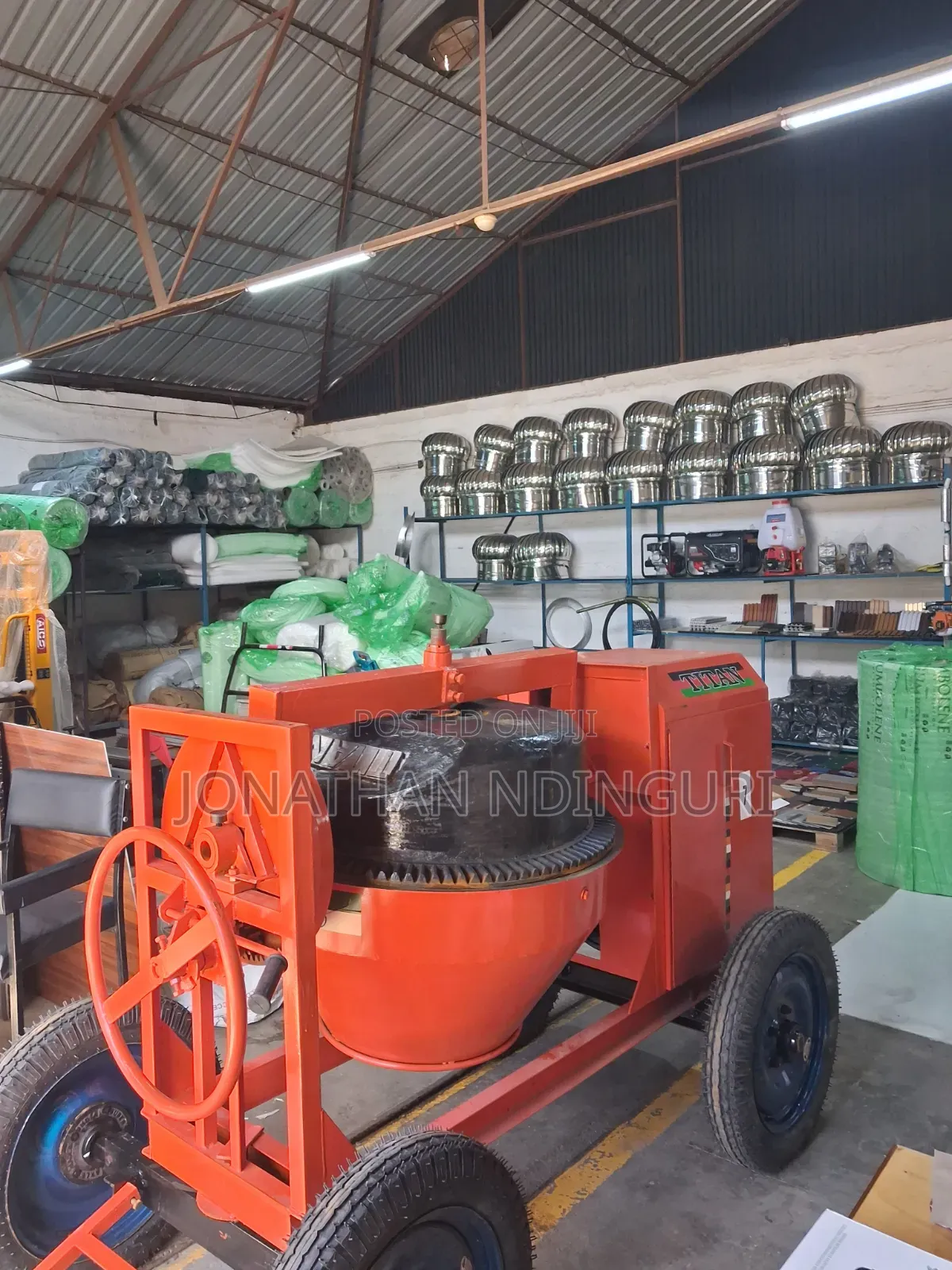 Portable Diesel Concrete Mixer – 500l