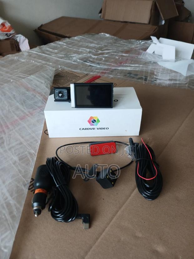 3 in 1car Dashcam DVR – Front Rear Cabin Recording System - main view