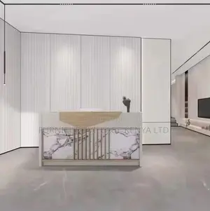 1.8m Modern Wooden Office Front Counter