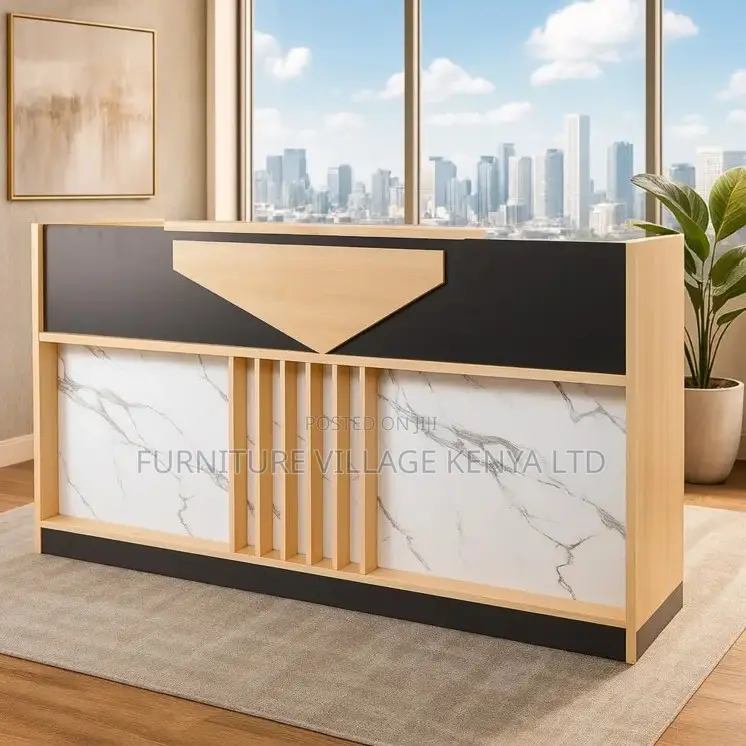 1.8m Modern Wooden Office Front Counter