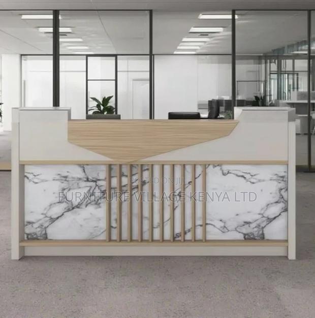 1.8m Modern Wooden Office Front Counter - thumbnail 4
