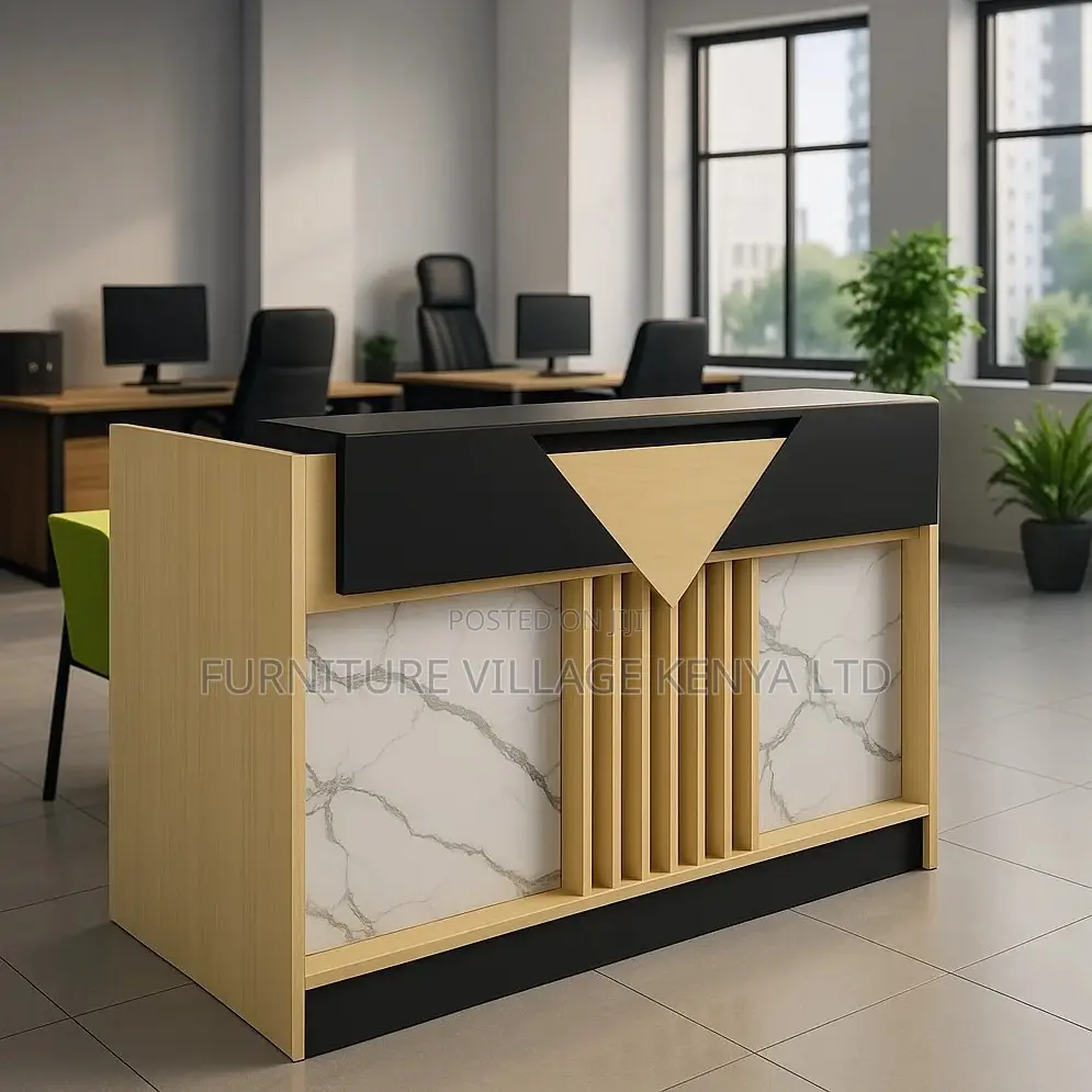 1.8m Modern Wooden Office Front Counter