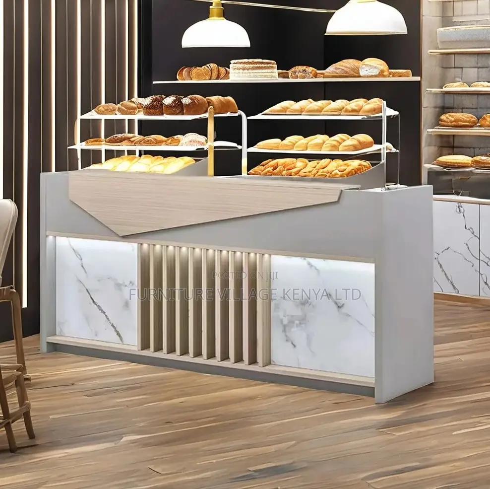1.8m Modern Wooden Office Front Counter