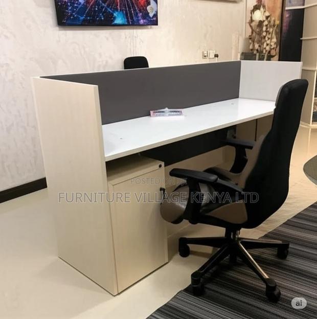 1.8m Modern Wooden Office Front Counter - thumbnail 8