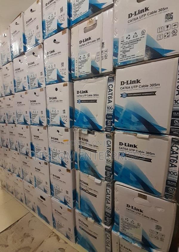 D-Link Cat 6 Utp24awg PVC Cable Roll 305m Indoor NCB-C6ugryr-305-24