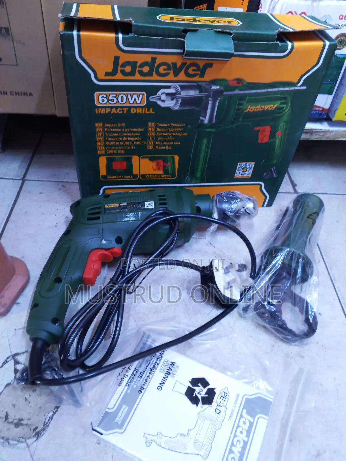 Jedever 650w Impact Drill