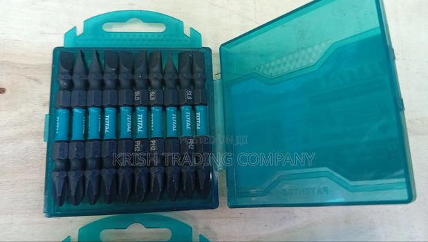 Total Star Flat Impact Screwdriver Bit Set - thumbnail 2