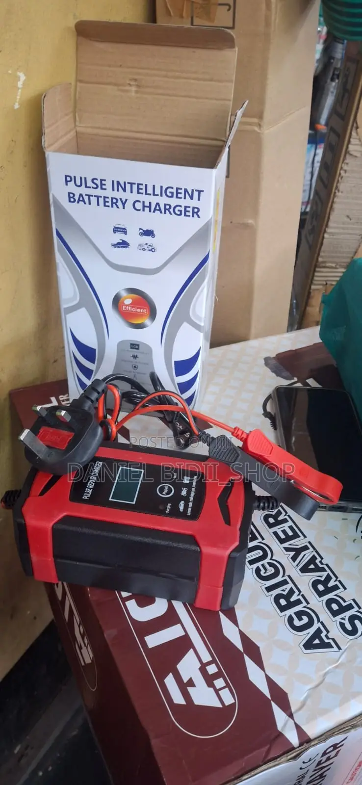 Pulse Intelligent Car and Gel Battery Charger 12v