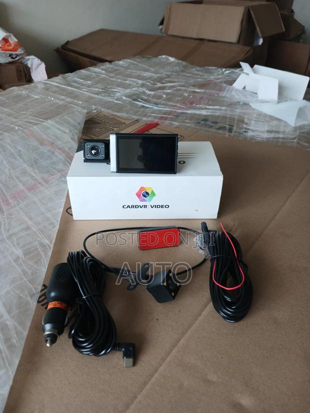 DVR 3-in-1 Car Dashcam |Front, Rear Cabin Hd Driving Recorder Camera - thumbnail 2