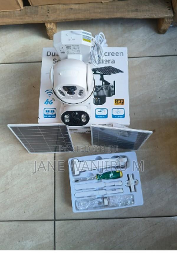 at Dual Lens Solar Camera With Color Night Vision Zoom