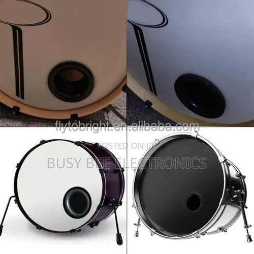 Bass Kick Drum Enhancer Abs Rubber Drums Boost Vent Extension Port