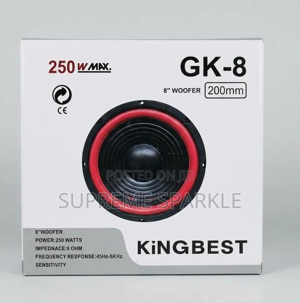 Kingbest 8" 250w Woofer, Model Gk-8,
