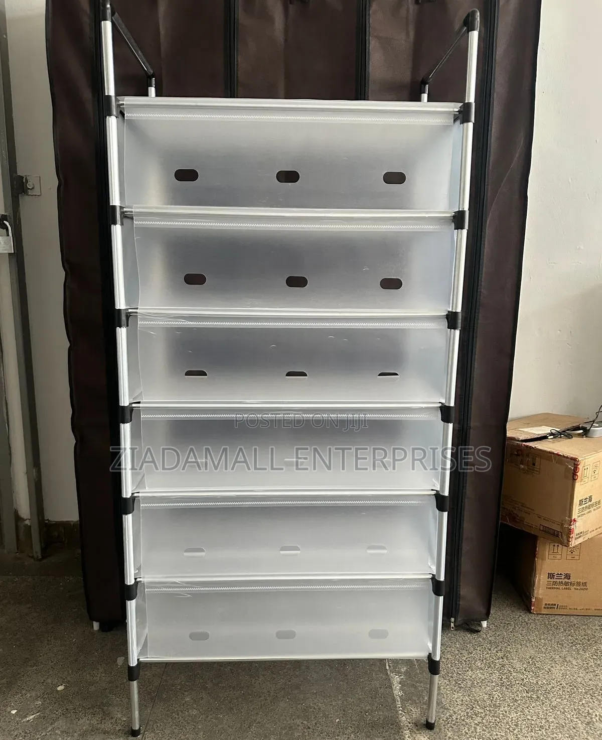 Shoe Rack 7 Layer,Compact 7-Layer Dust-Resistant Shoe Organizer
