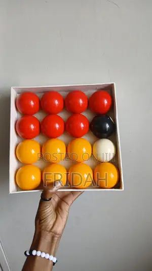 Multi Coloured Plain Pool Balls