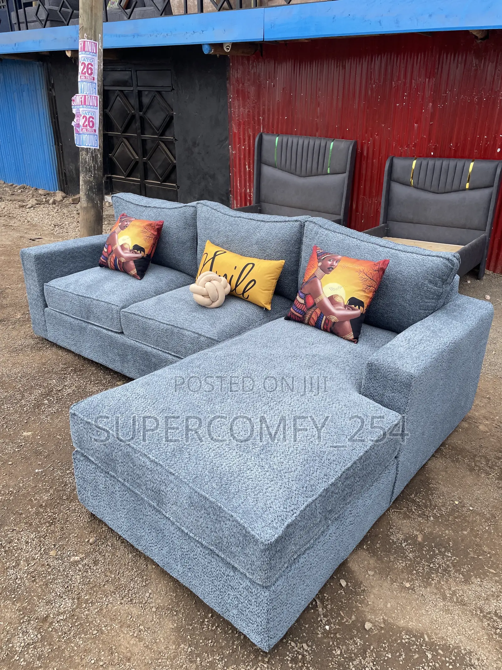 L ~ Shape Corner Sofa