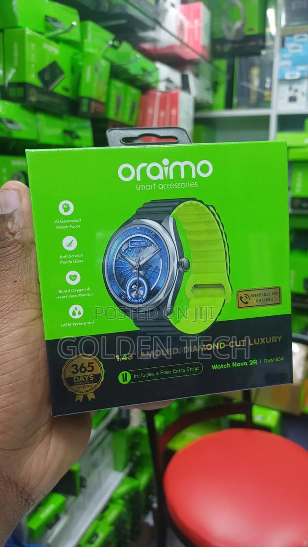 Oraimo Watch Nova 2r Premium Amoled Smart Watch 140+ Sports Modes