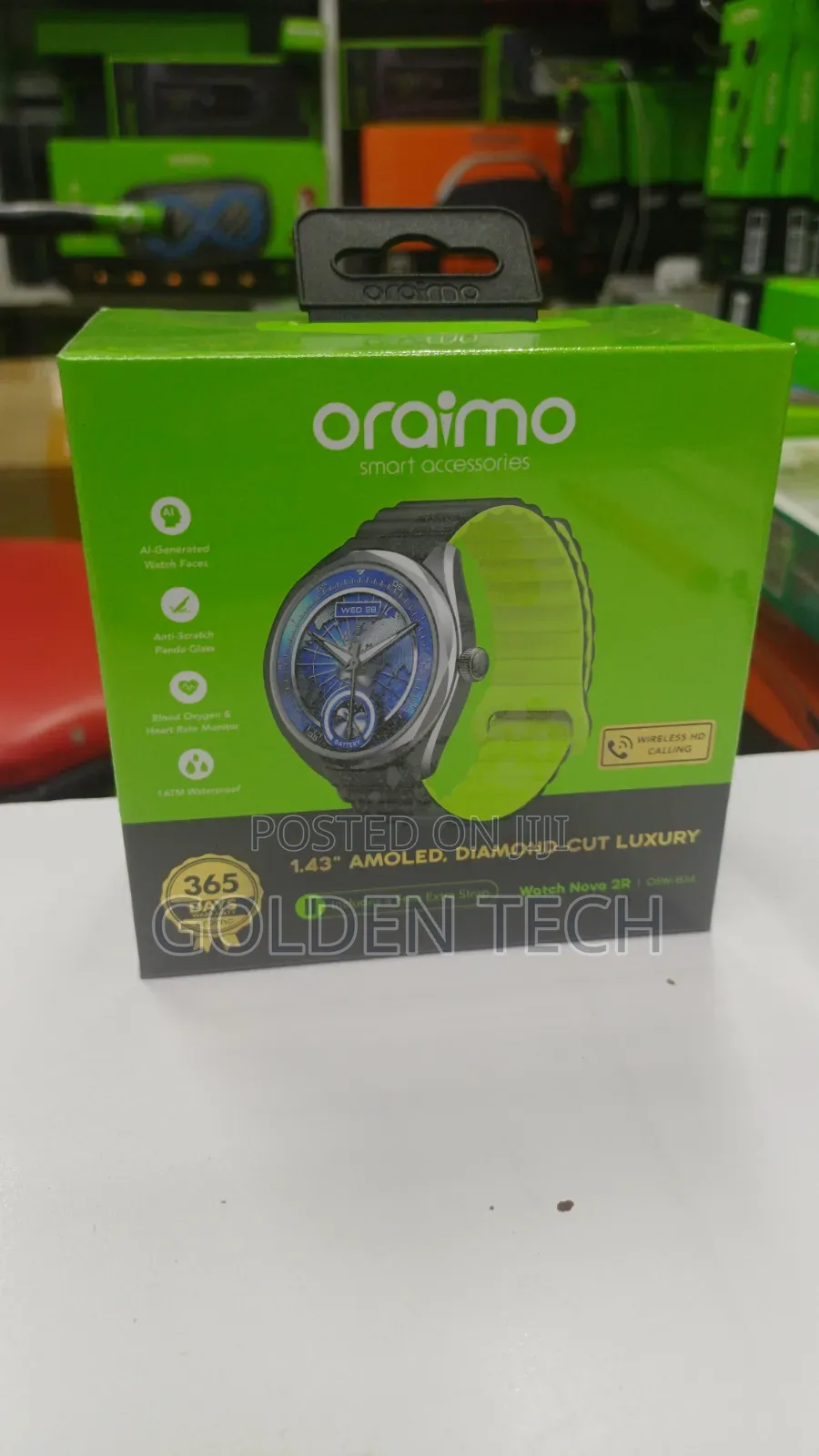 Oraimo Watch Nova 2r Premium Amoled Smart Watch 140+ Sports Modes